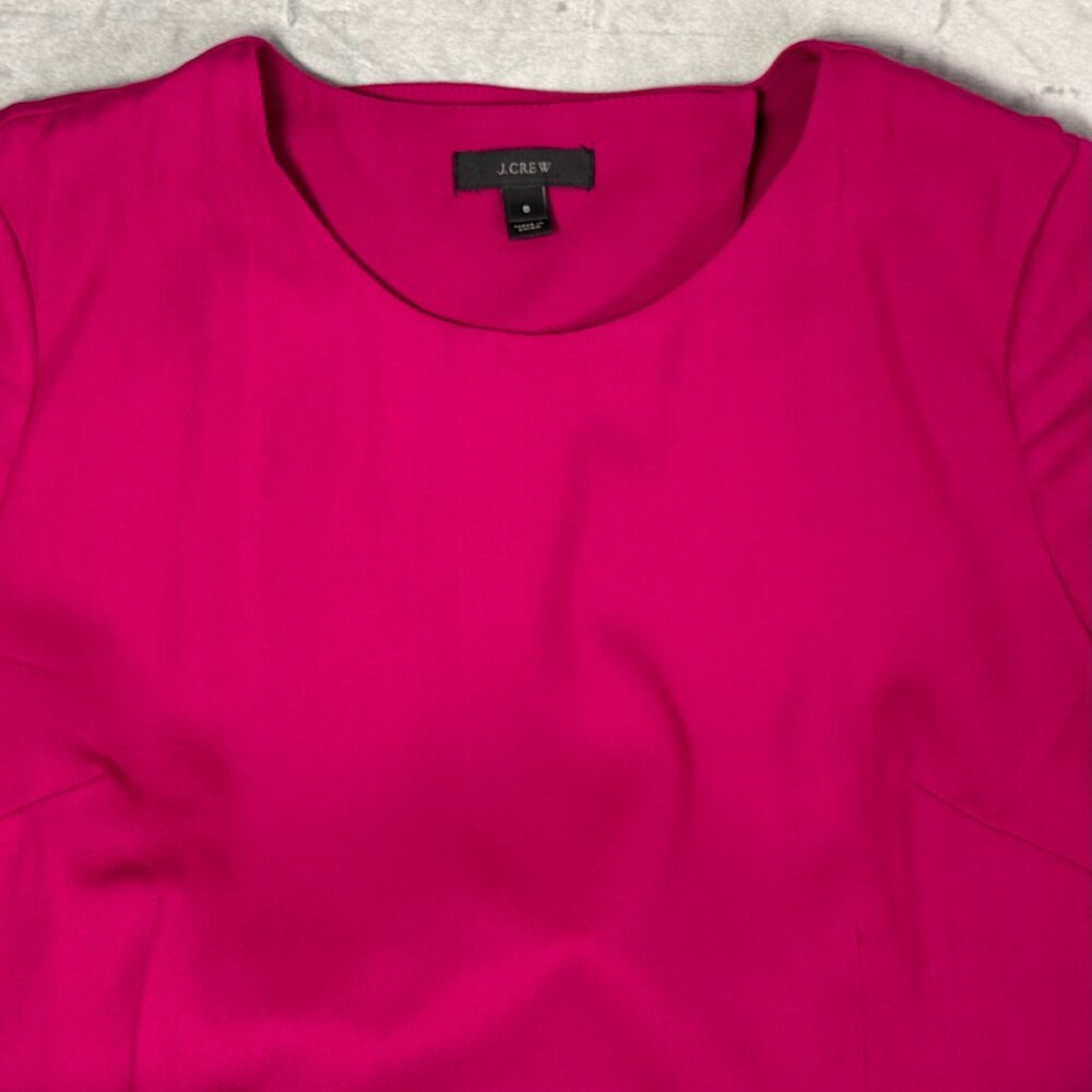 J Crew Raspberry Red Wide Leg Jumpsuit - image 3